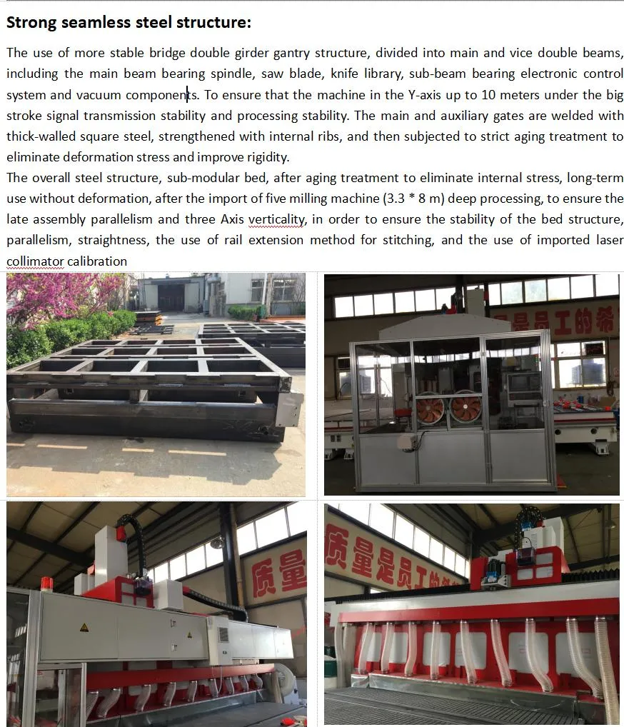 3 Axis Milling Machine Router Alu-Composite Panel 3 Axis 5 Axis Cutting Machine for Constrution Industry