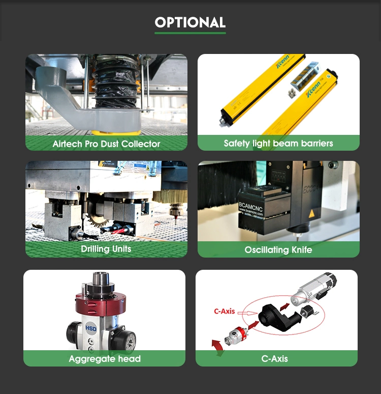 CNC Wood Cutting Machine for Metal Composite Materials Engraving